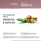 Pores Be Pure Keratin & Argan Oil Hair Conditioner | Grocsy