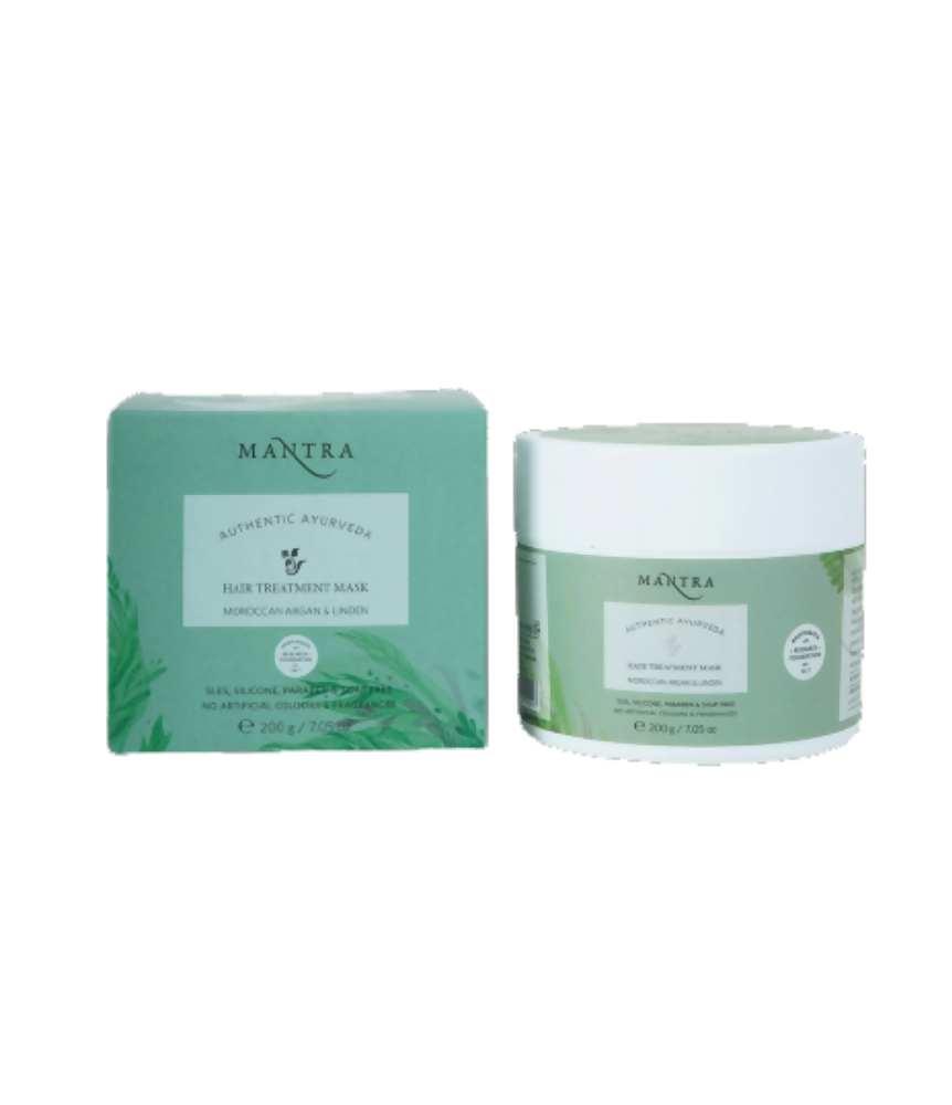 Mantra Herbal Hair Treatment Mask Moroccan Argan & Linden | Grocsy