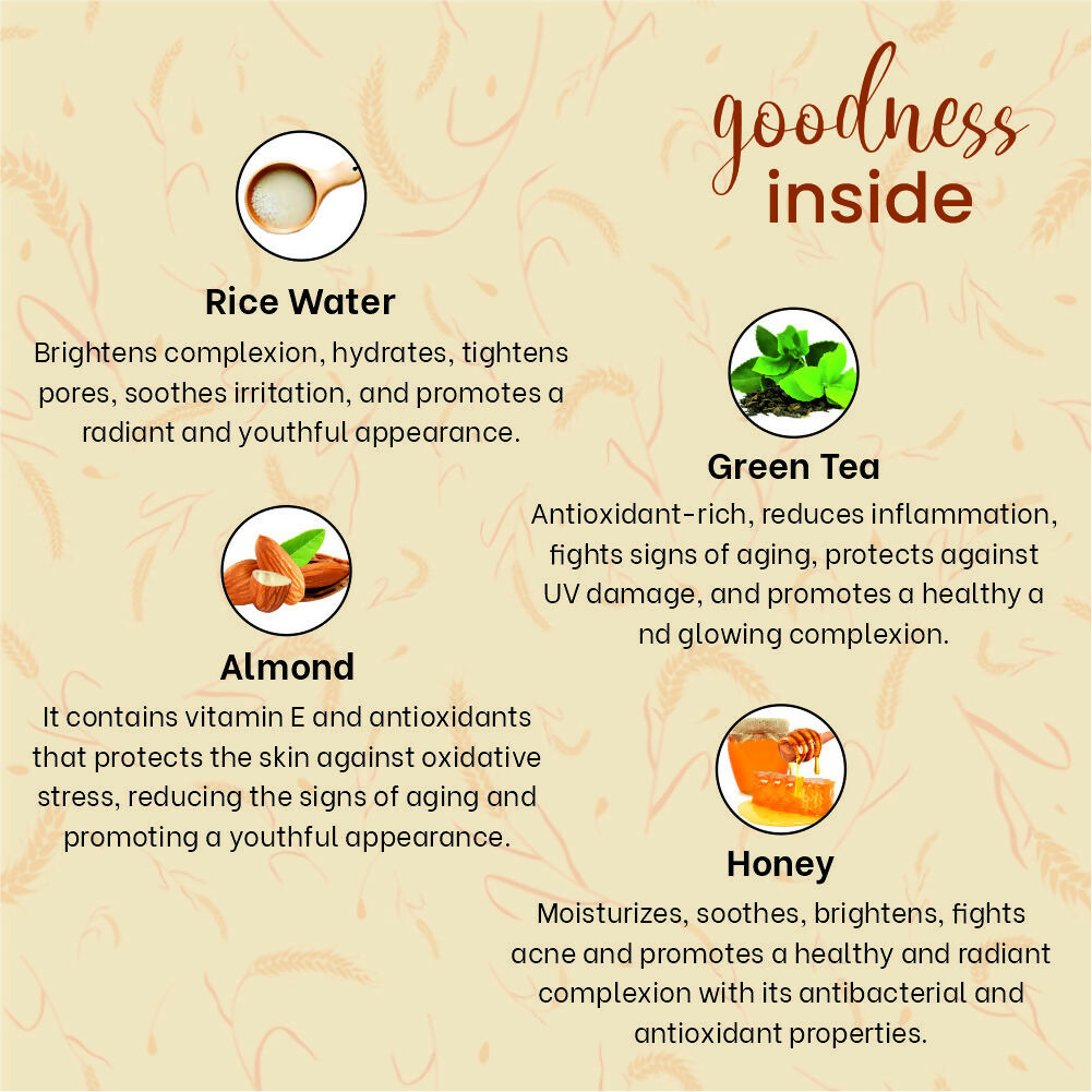 Globus Naturals Radiance Rice Face Wash | Grocsy