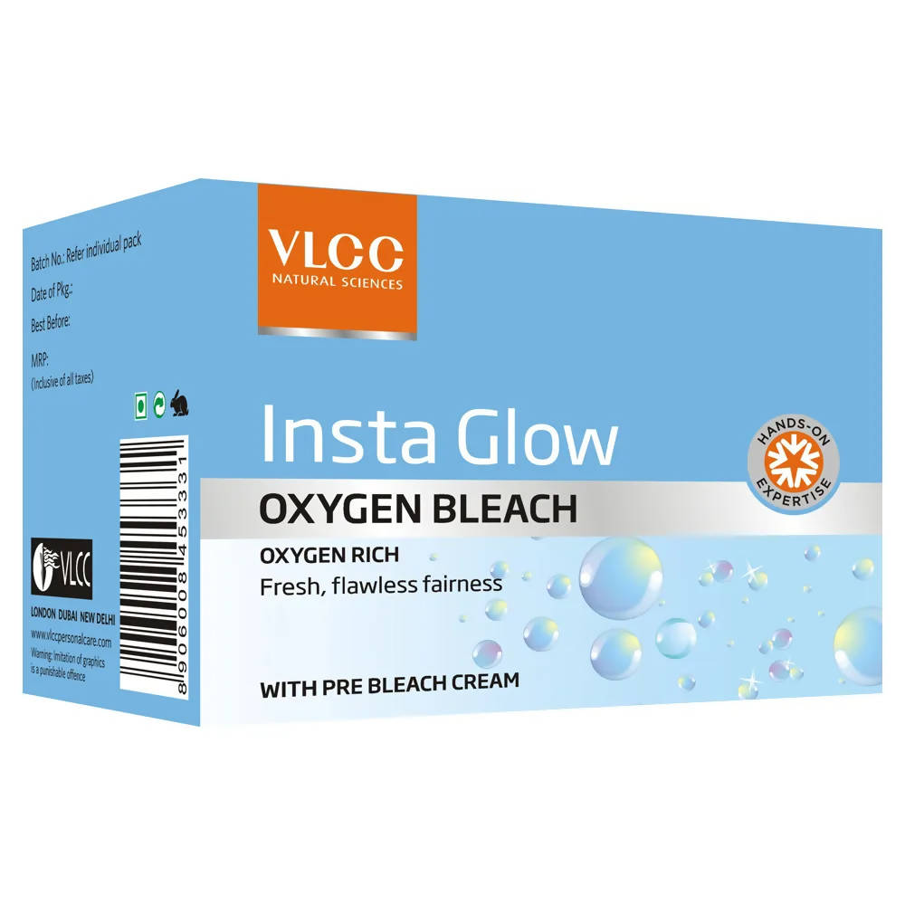 VLCC Insta Glow Oxygen Bleach | Grocsy