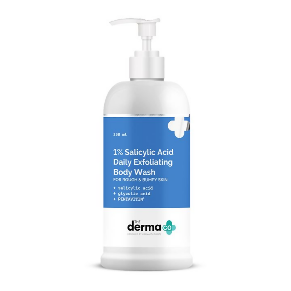 The Derma Co 1% Salicylic Acid Daily Exfoliating Body Wash | Grocsy