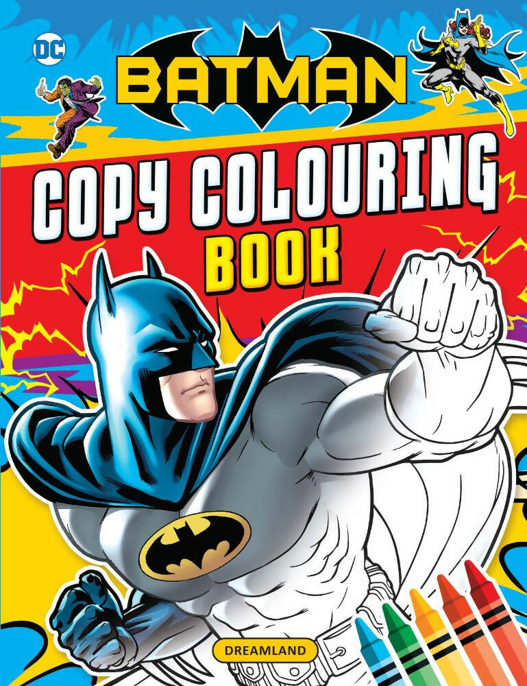 Dreamland Batman Copy Colouring Book : Children Drawing, Painting & Colouring Book | Grocsy