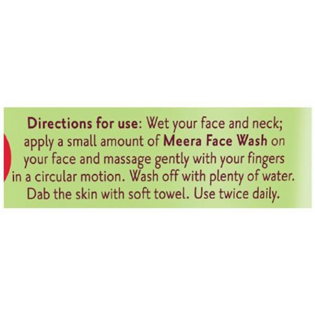 Meera Neem & Vetiver Face Wash For Oily Skin | Grocsy