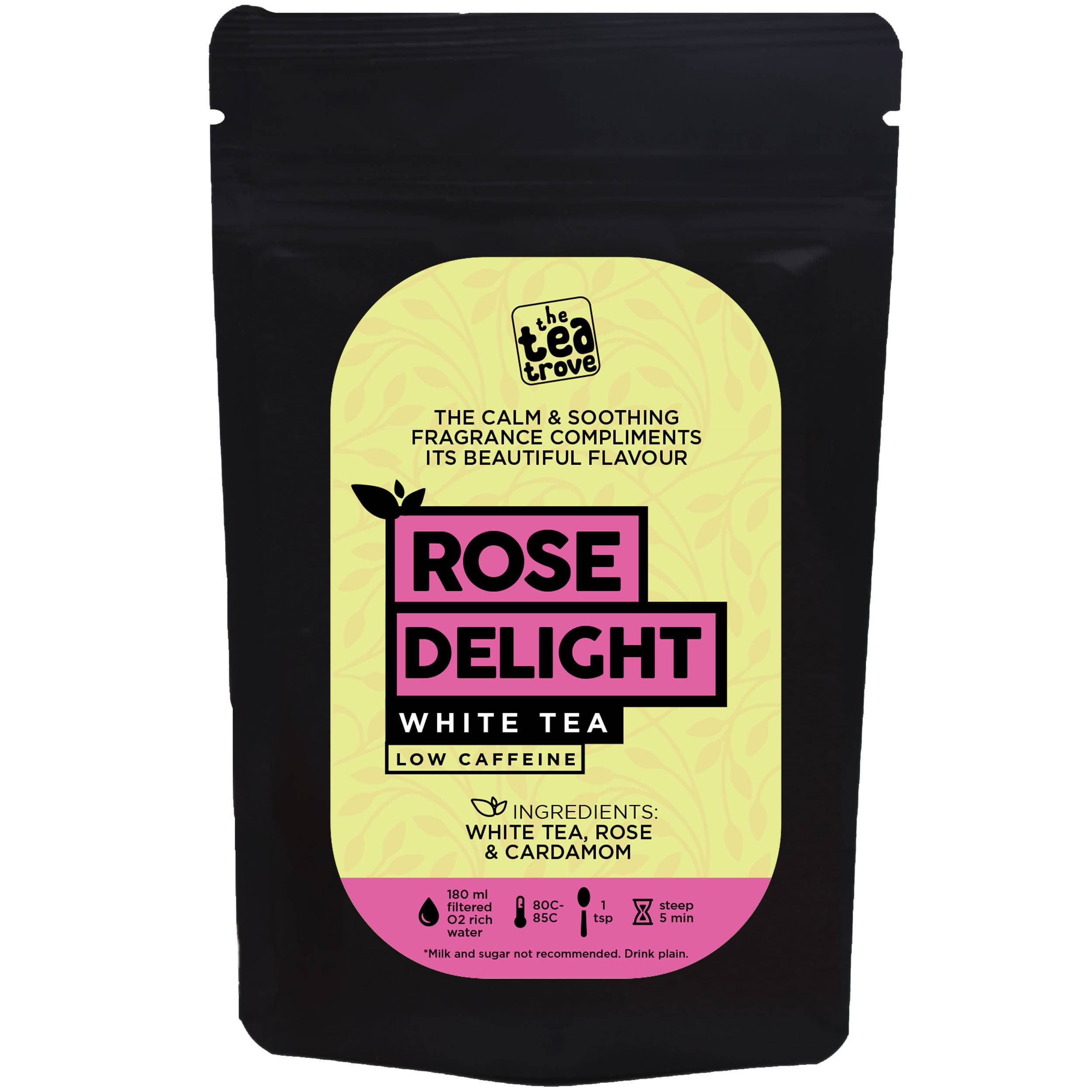 The Tea Trove - Rose Delight Green Tea | Grocsy