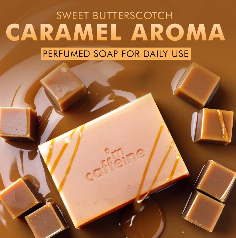 mCaffeine Caramel Crunch Exfoliating Soap | Grocsy