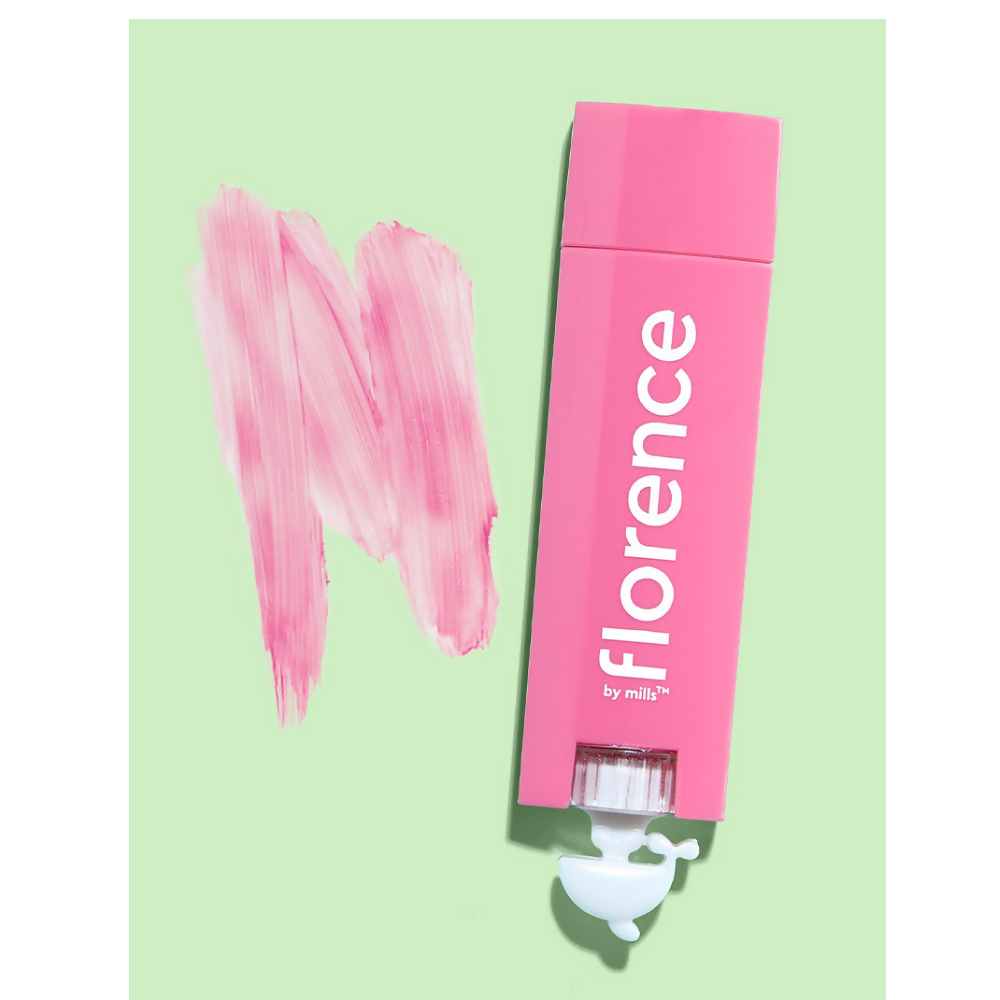 Florence by Mills Oh Whale! Tinted Lip Balm - Guava & Lychee (Pink) | Grocsy