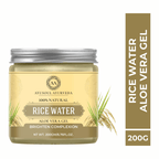 Ayusoul Ayurveda Rice Water Aloe Vera Gel For Body Skin Treatment | Grocsy