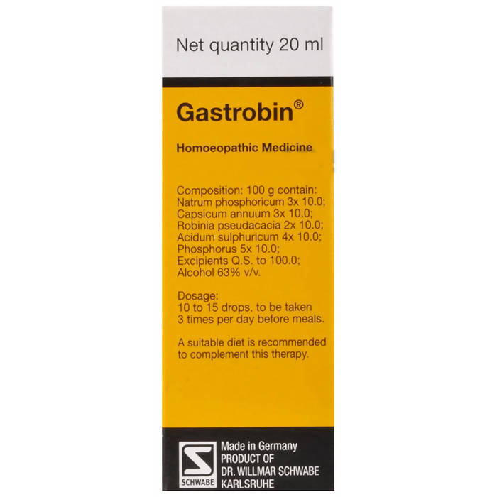 Dr. Willmar Schwabe India Gastrobin Drop | Grocsy