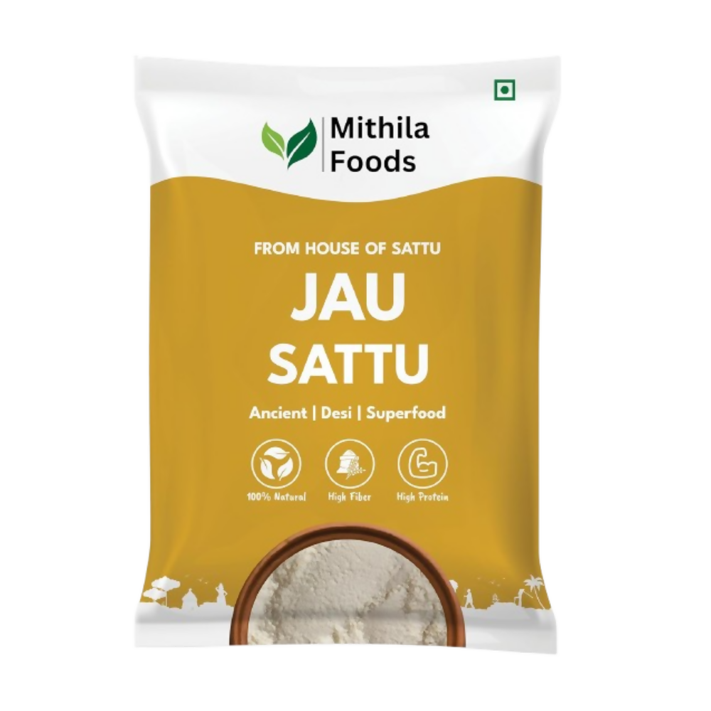 Mithila Foods Jau Sattu High-Fiber Barley Sattu | Grocsy