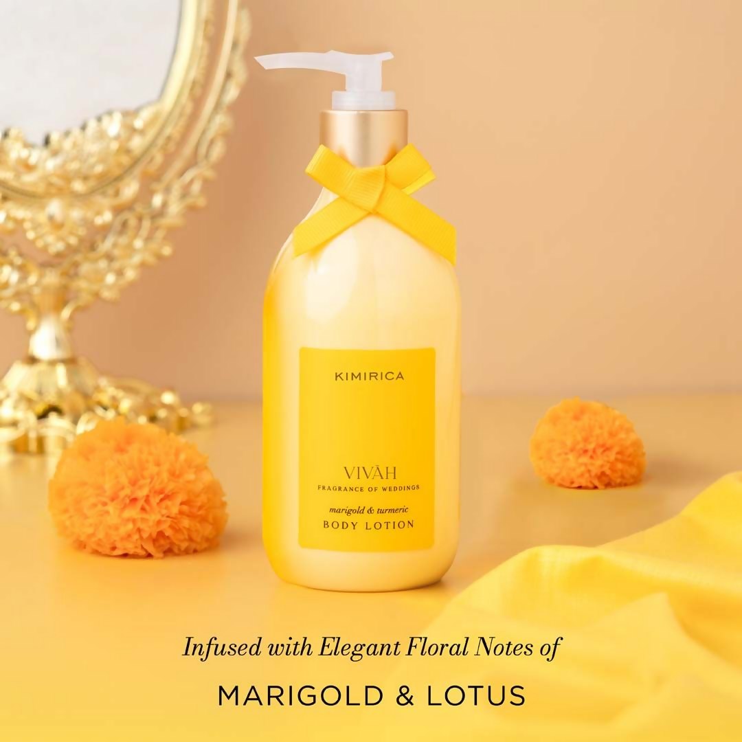 Kimirica Vivah Body Lotion Infused With Marigold And Turmeric | Grocsy