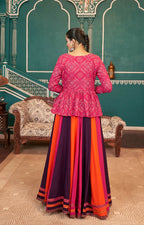 AI Fashion Multi Color Viscose Rayon Designer Navratri Lehenga Choli Collection | Grocsy