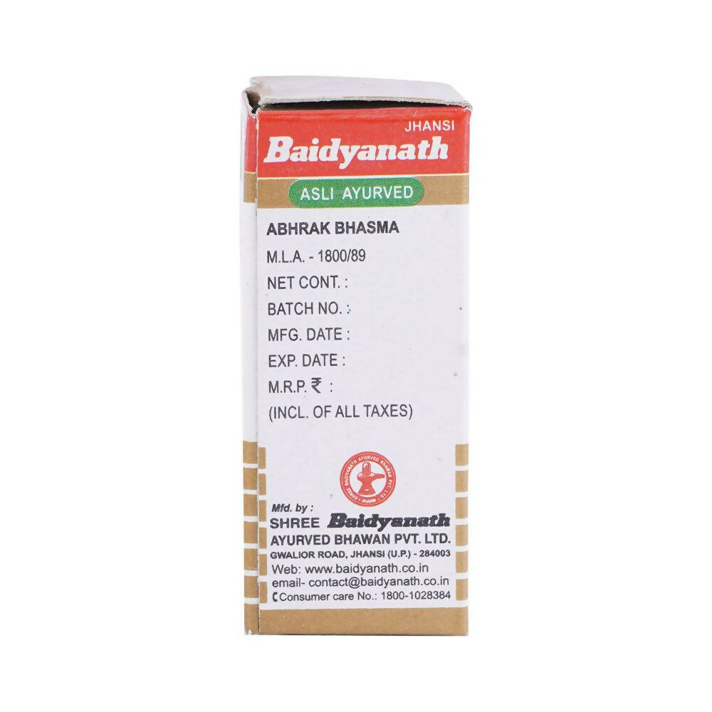 Baidyanath Jhansi Abhrak Bhasma (Sha.puti) | Grocsy