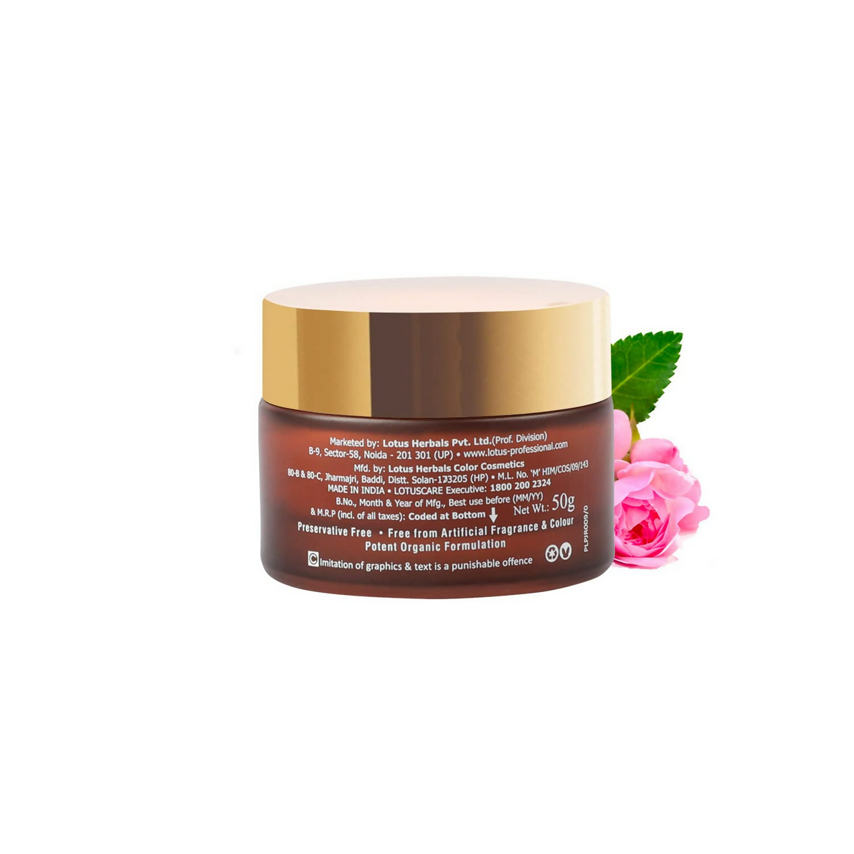 Lotus Professional Dermo Spa Bulgarian Rose Radiance and Renewal Night Cream | Grocsy