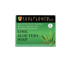 Soulflower Cool Aloe Vera Handmade Soap | Grocsy