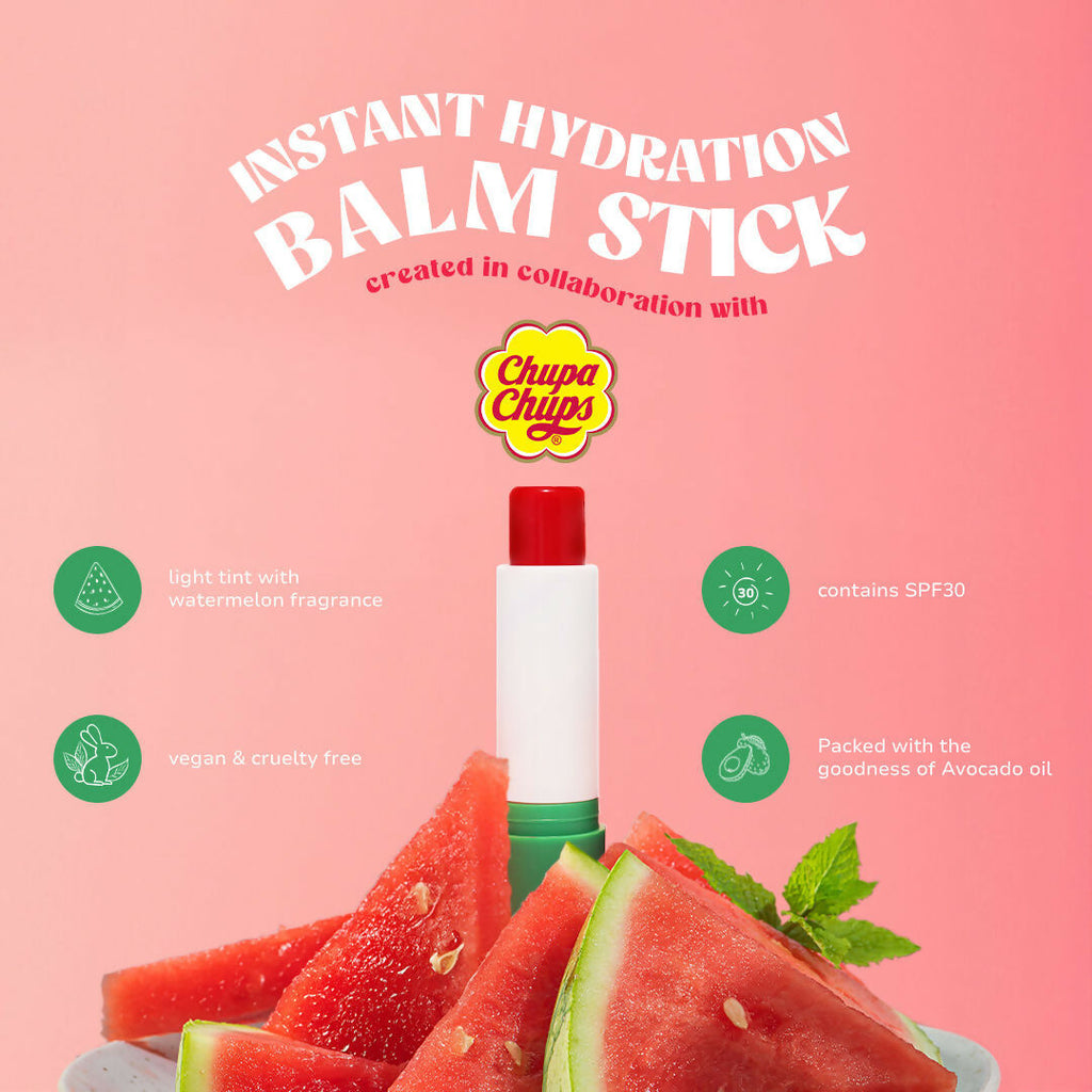 Pigment Play Chupa Chups Lip Balm With SPF 30 - Watermelon Kiss | Grocsy