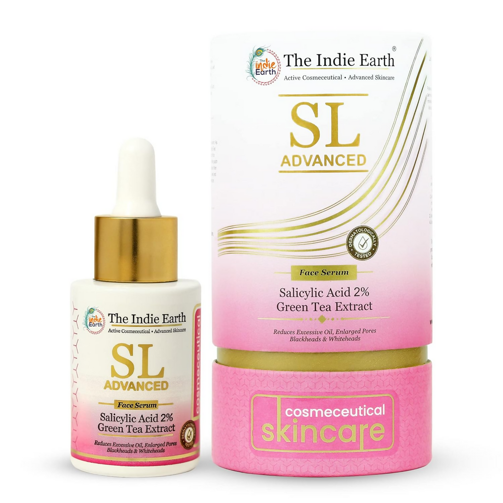 The Indie Earth SL Advanced Salicylic Acid 2% & Green Tea Extract Face Serum | Grocsy