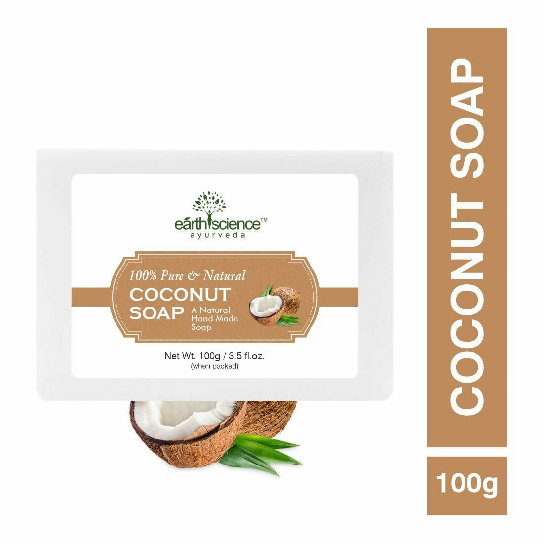 Earth Science Ayurveda Coconut Bath Soap | Grocsy