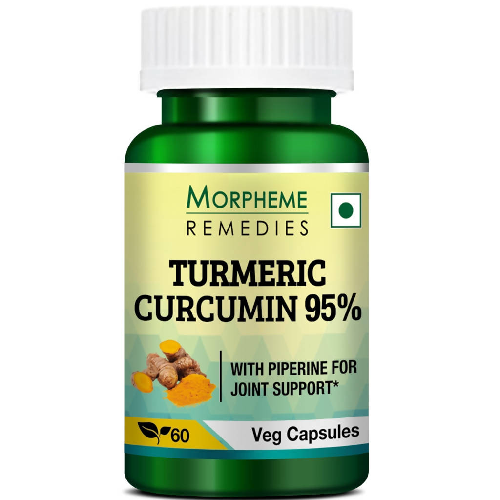 Morpheme Remedies Turmeric Curcumin 95% Veg Capsules | Grocsy