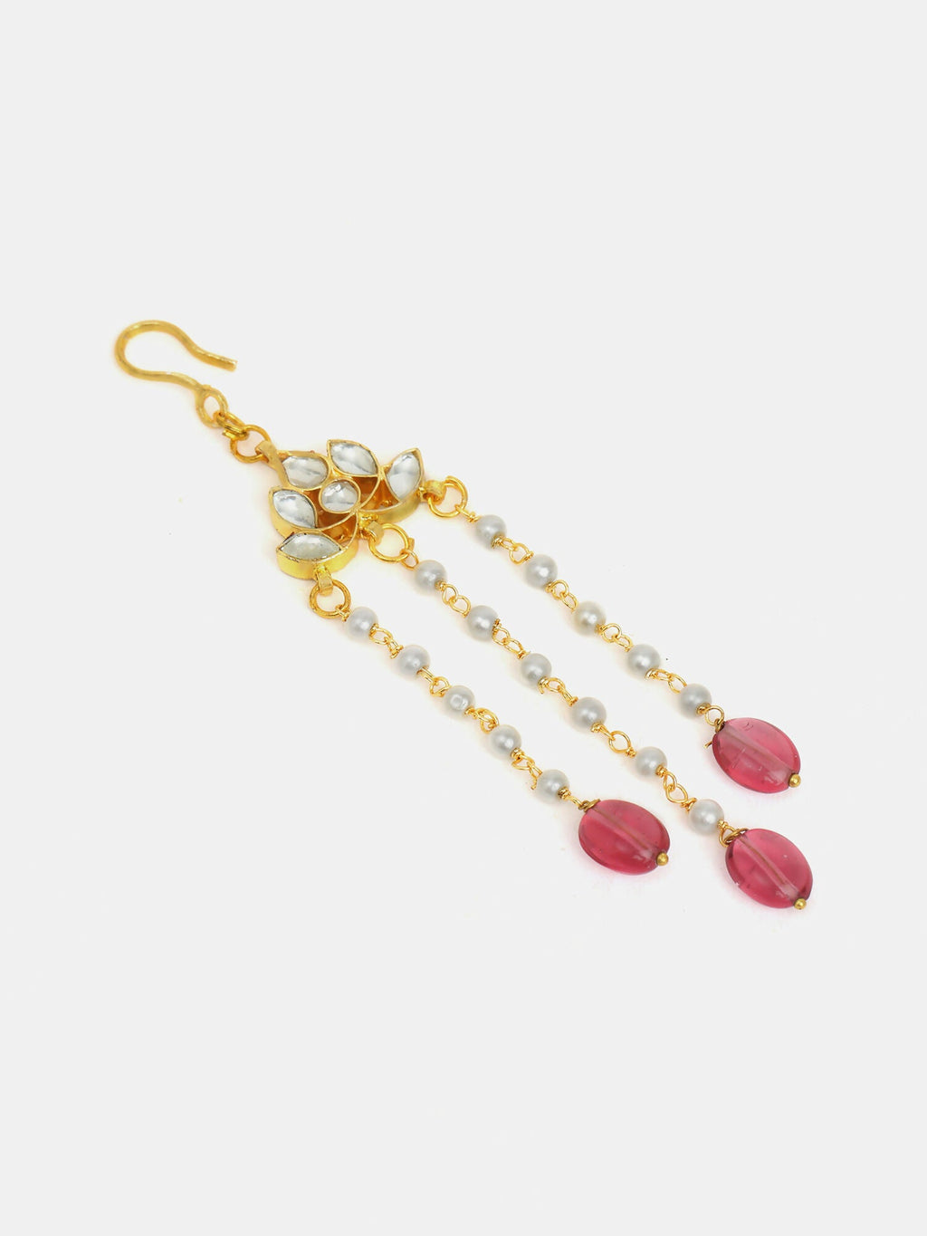 Ruby Raang Floral Pearl Hair Jewelry | Grocsy