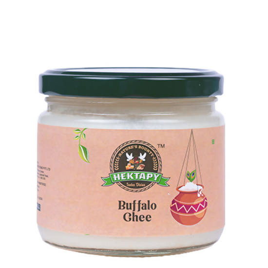 Hektapy Hand Churned Buffalo Ghee | Cultured Pure Desi Ghee | 100% Preservative Free | Grocsy