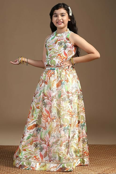 Joban Fashion Girl's Multi Color Lehenga Choli | Grocsy