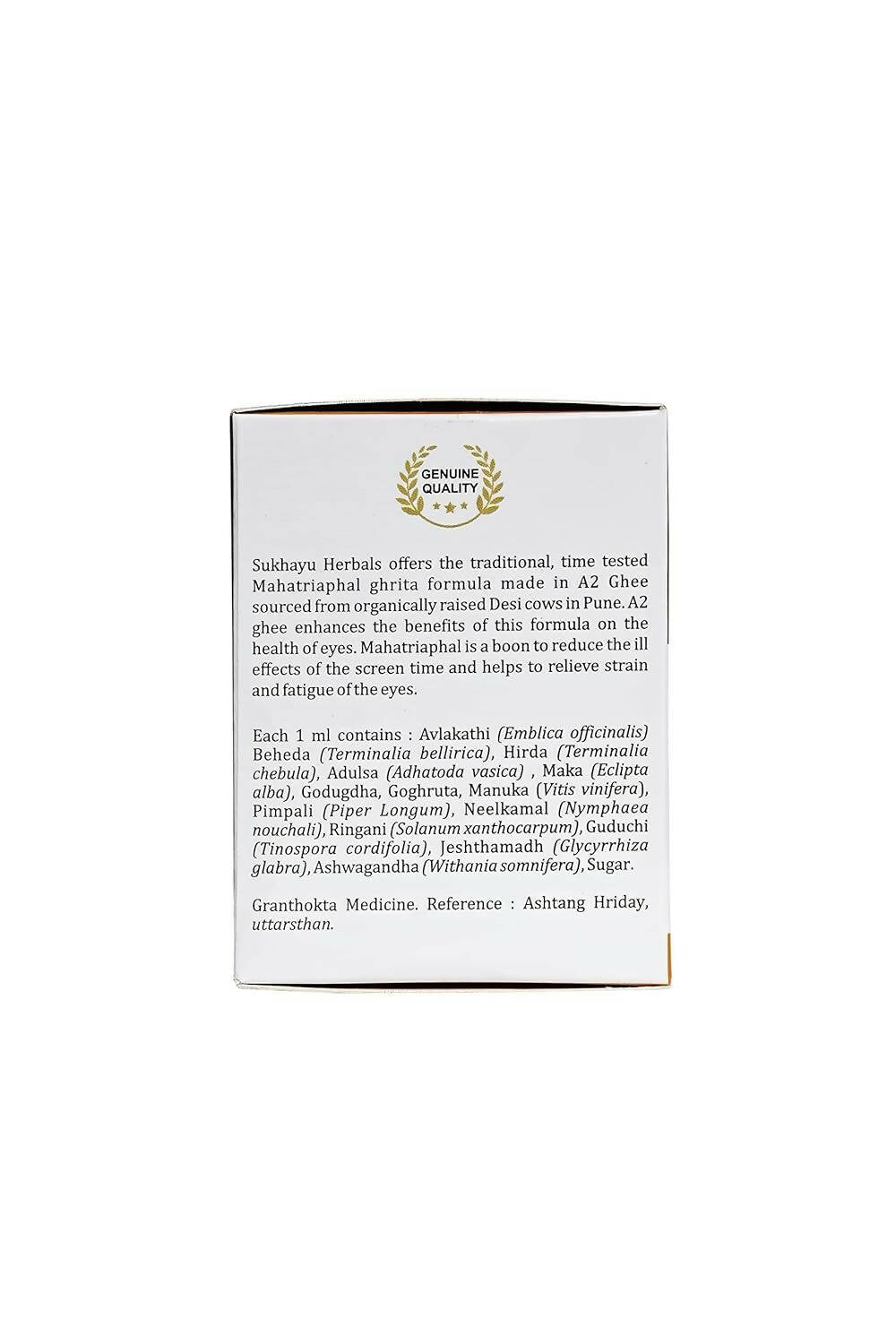 Sukhayu Herbals Mahatriphal Ghrita | Grocsy