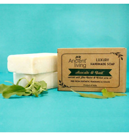 Ancient Living Avacado & Basil Luxury Handmade Soap | Grocsy