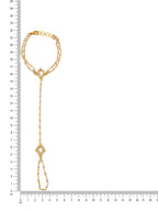 Ruby Raang Gold Kundan Haath Phool | Grocsy