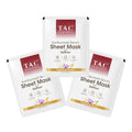 TAC - The Ayurveda Co. Kumkumadi Serum Sheet Mask | with Saffron | for Nourished & Moisturized Skin | Grocsy