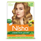 Nisha Creme Hair Color for Women - Honey Blonde | Grocsy