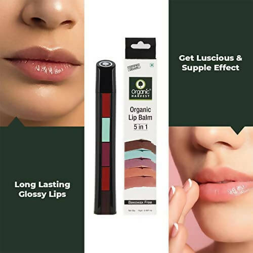 Organic Harvest Organic Lip Balm 5 in 1 | Grocsy