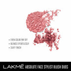 Lakme Absolute Face Stylist Blush Duos - Rose Blush | Grocsy