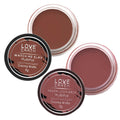 Love Earth Lip Tint & Cheek Tint Multipot Combo (Ruby Pink & Caramel Brown) | Grocsy
