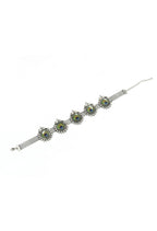 Mominos Fashion Johar Kamal Oxidised Silver-Plated Peacock Wings Work Necklace Handicraft | Grocsy