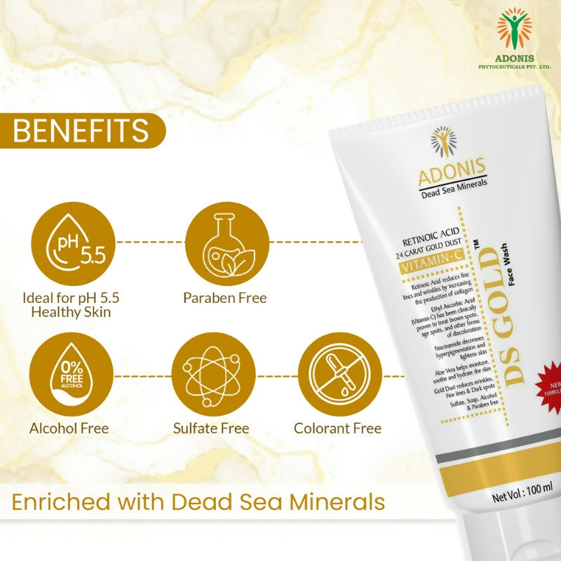 Adonis DS Gold Facewash | Grocsy