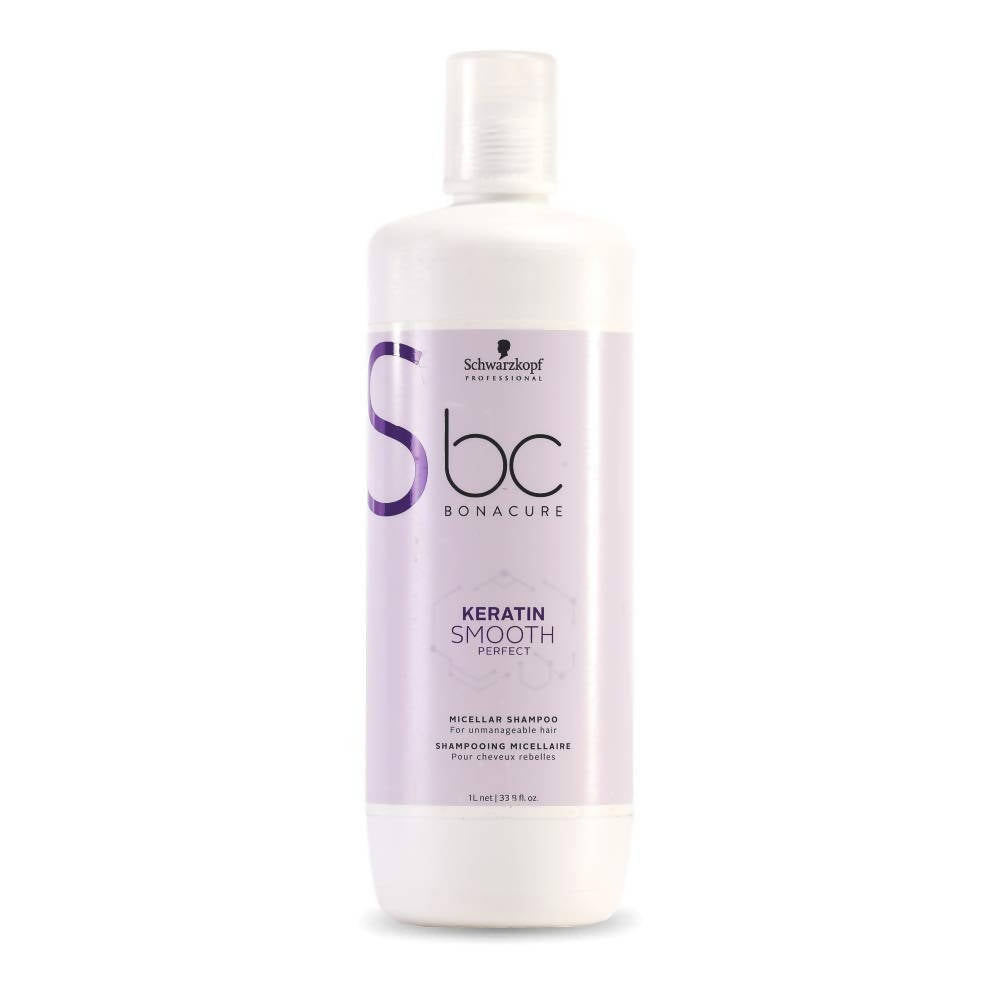 Schwarzkopf Professional BC Bonacure Keratin Smooth Perfect Micellar Shampoo- purple Combo | Grocsy