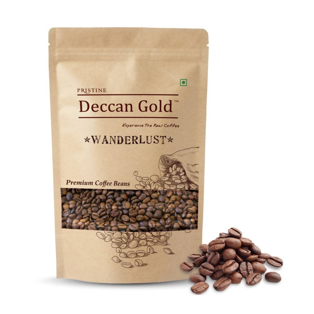 Pristine Deccan Gold Wanderlust Coffee Beans | Grocsy