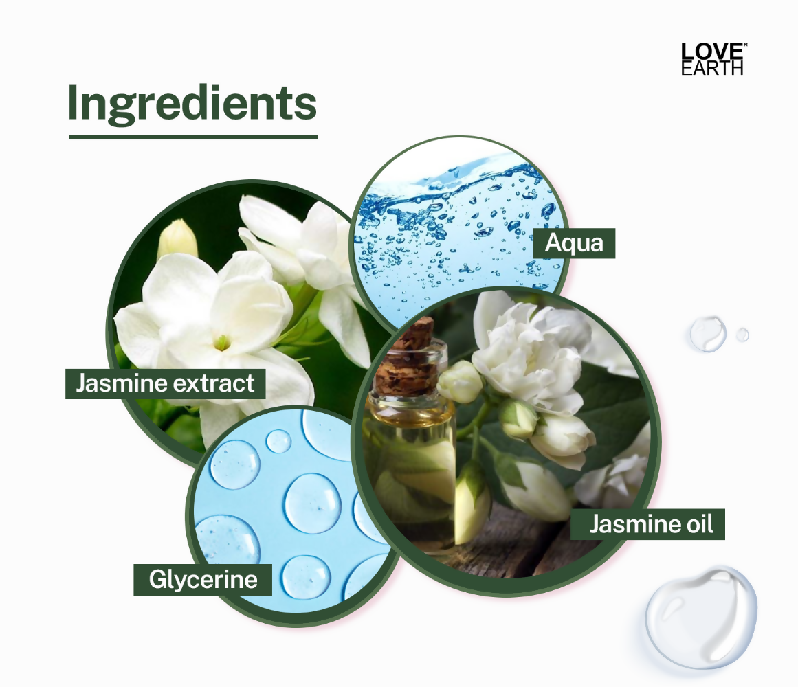 Love Earth Jasmine Face Mist | Grocsy