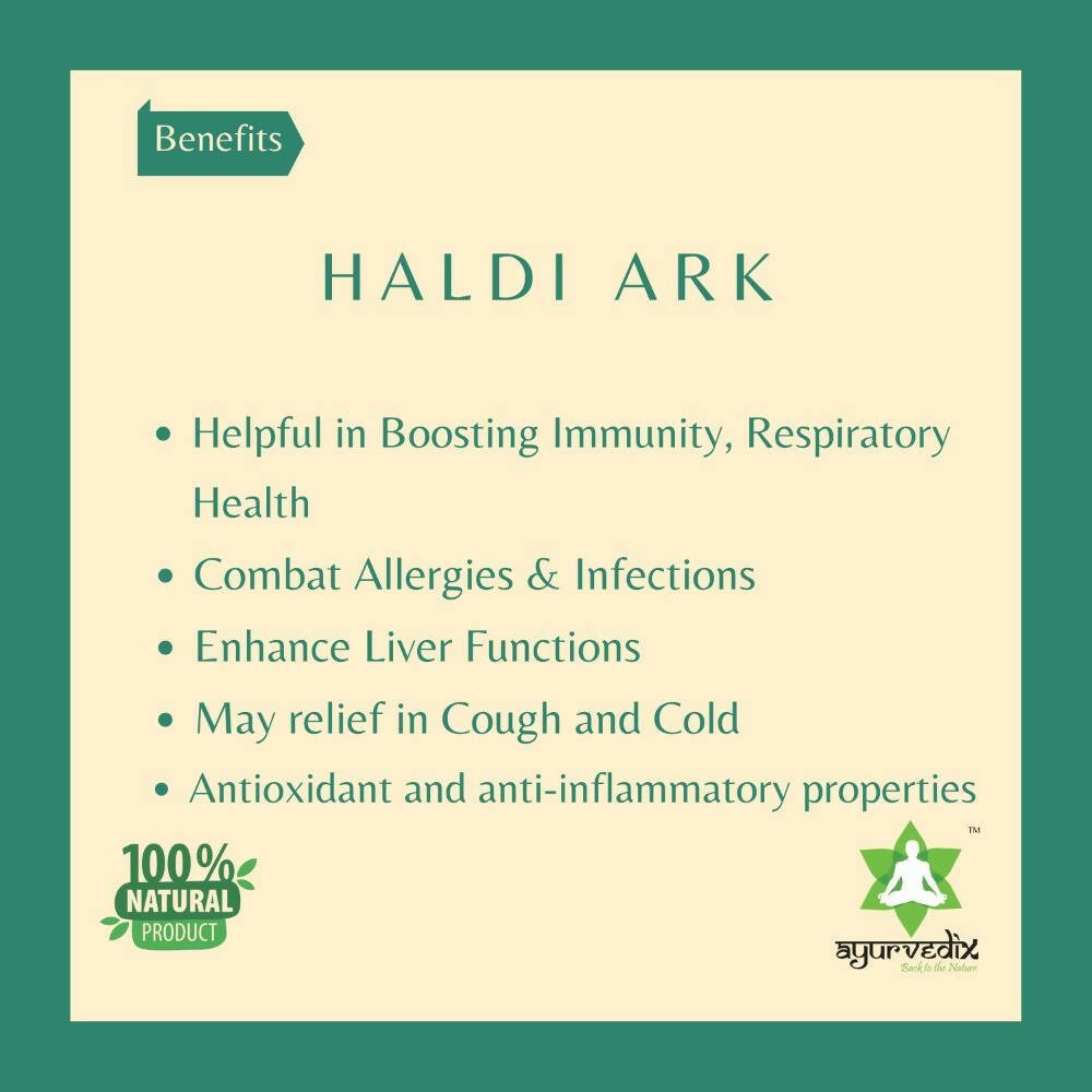 Ayurvedix Haldi Ark ( Turmeric ) | Grocsy