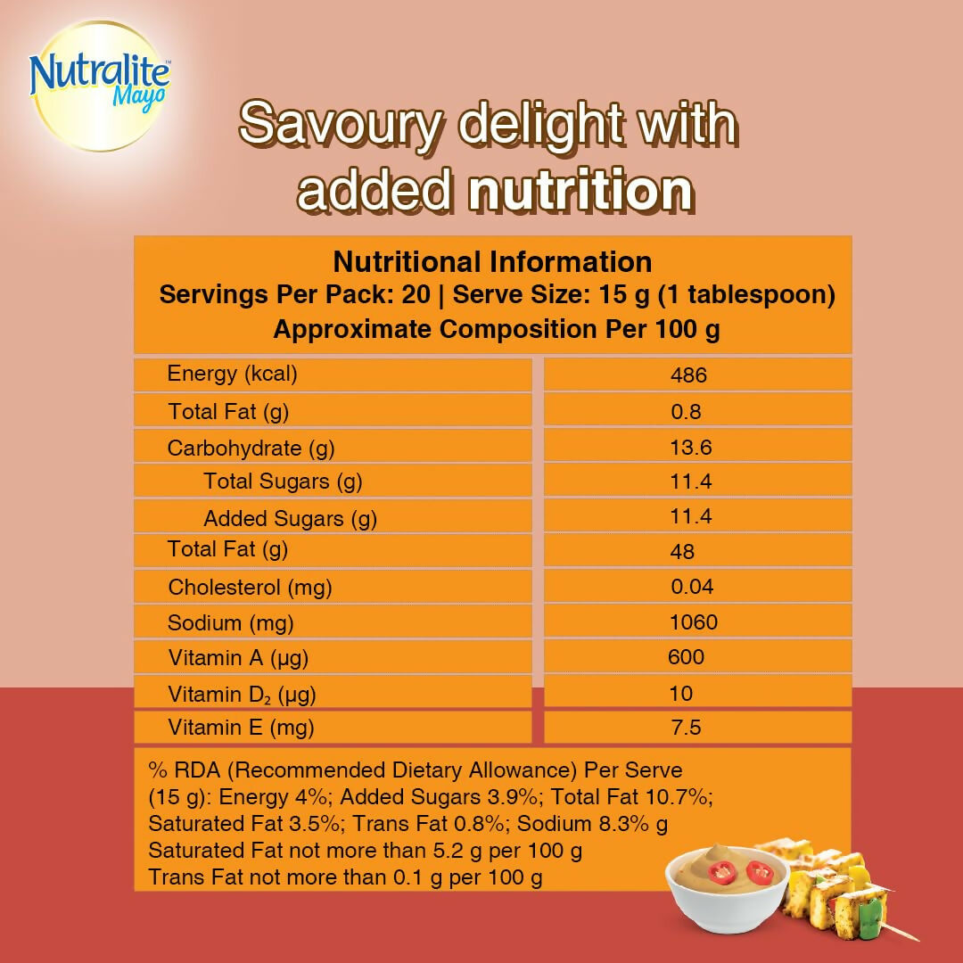 Nutralite Tandoori Mayo|Eggless Mayonnaise | Grocsy