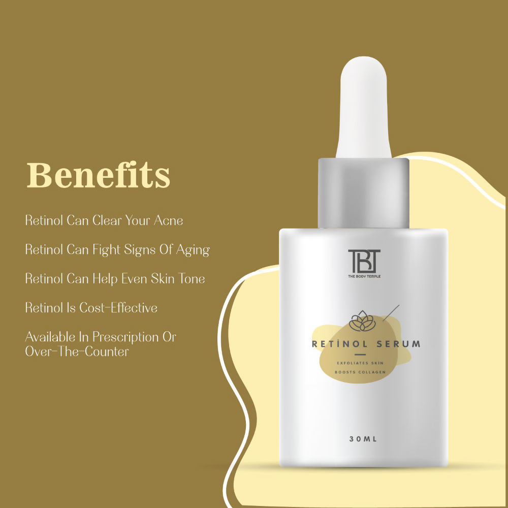 The Body Temple 0.3% Retinol Face Serum | Grocsy
