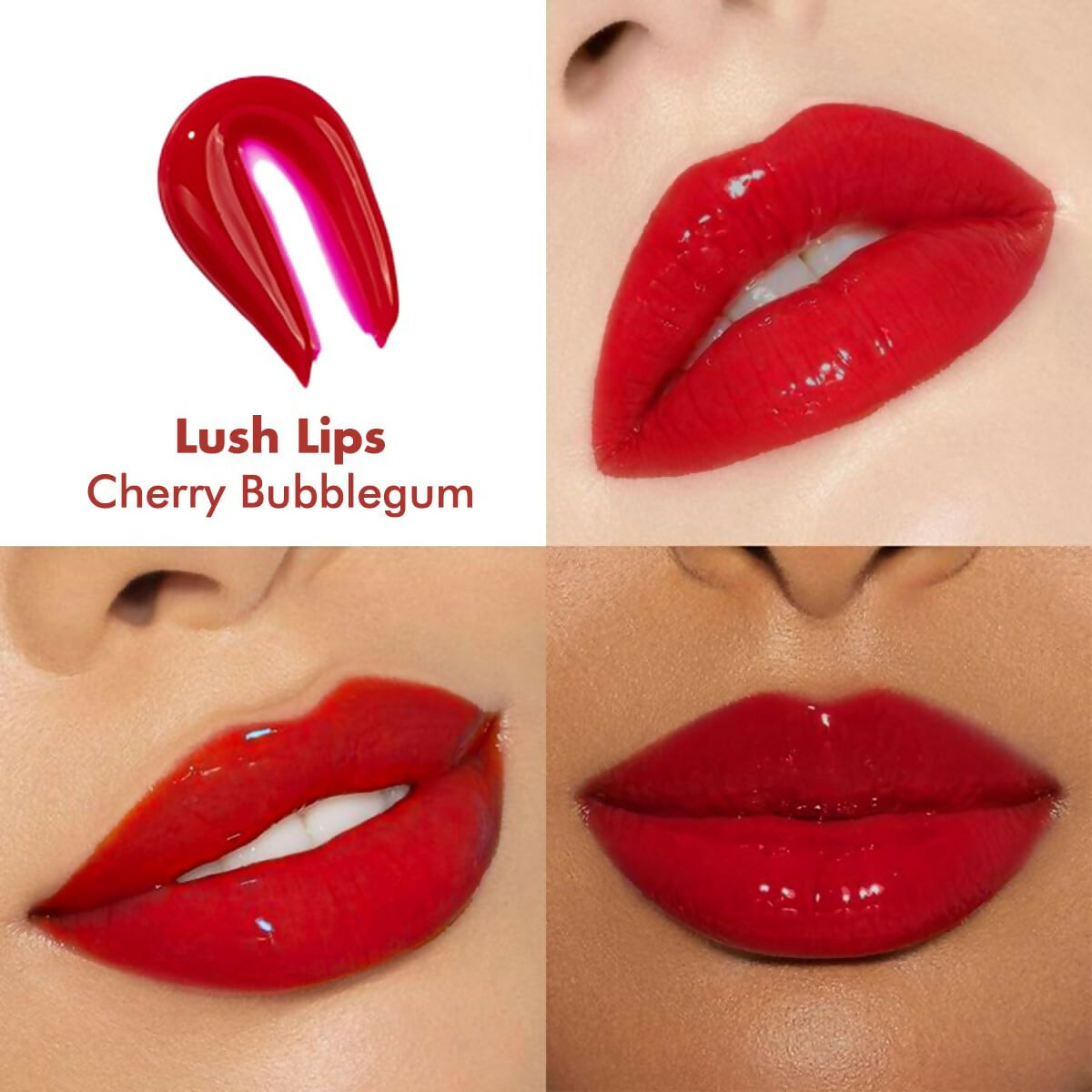 Conscious Chemist Peptide Lip Balm, Lush Lips with SPF15 - Cherry Bubblegum | Grocsy