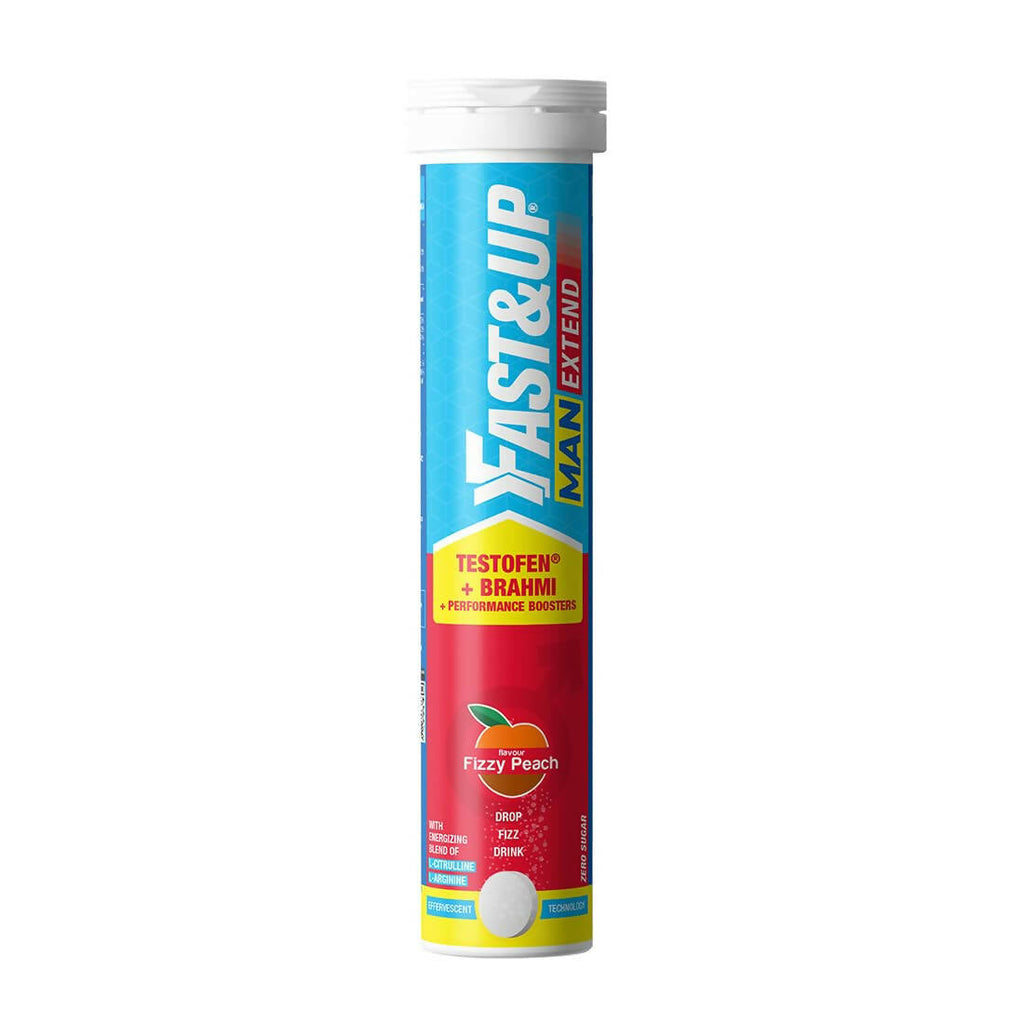 Fast&Up Man Extend Effervescent Tablets - Peach Flavor