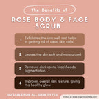 Organicos Rose Face & Body Scrub | Grocsy