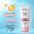 Renee Pore Minimizing Sunscreen SPF 70 With 2% Niacinamide, 2% Peptide & 3% Multivitamins | Grocsy