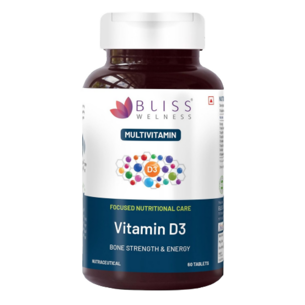 Bliss Welness Vitamin D3 Tablets | Grocsy