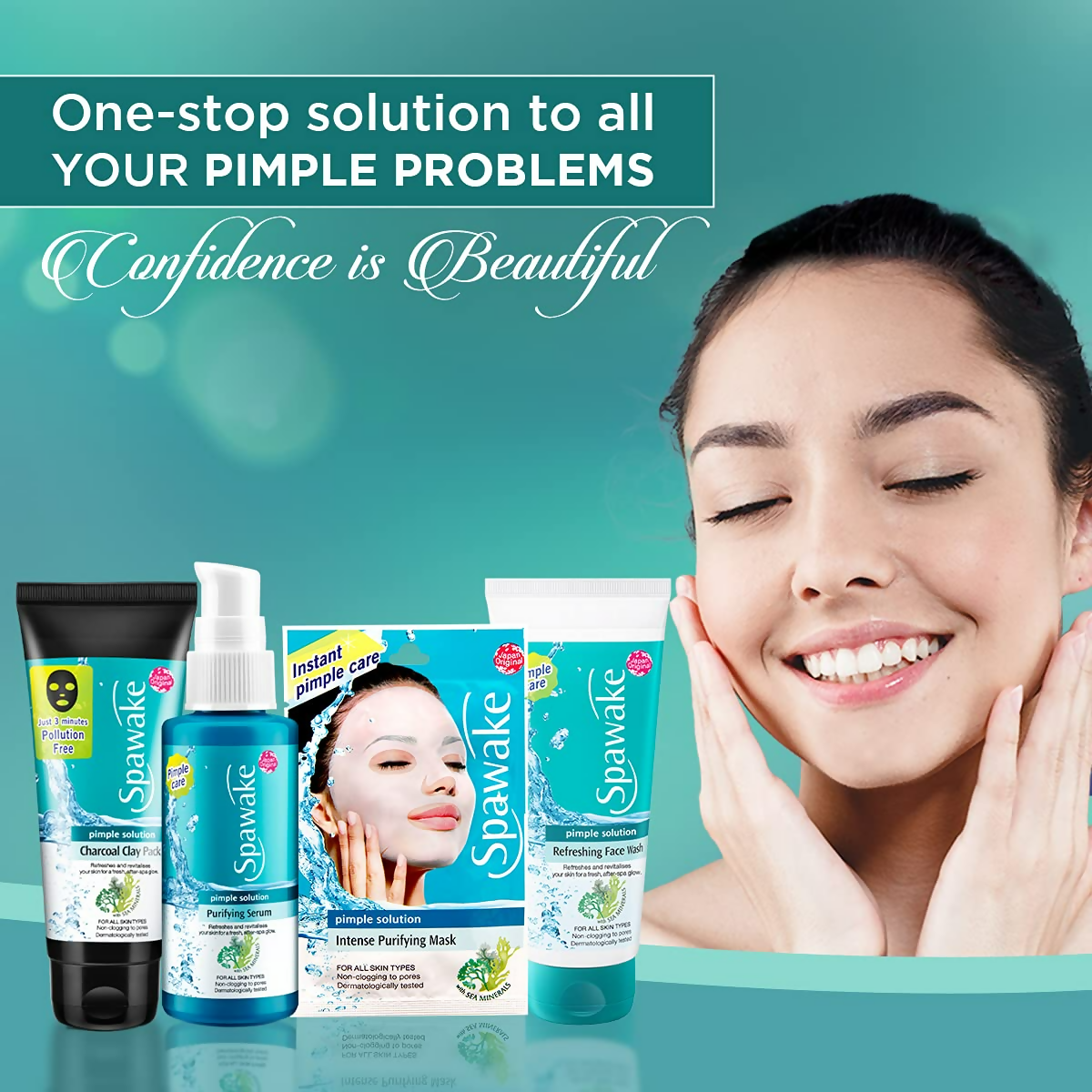 Spawake Anti Acne Care Pimple Solution Refreshing Face Wash | Grocsy