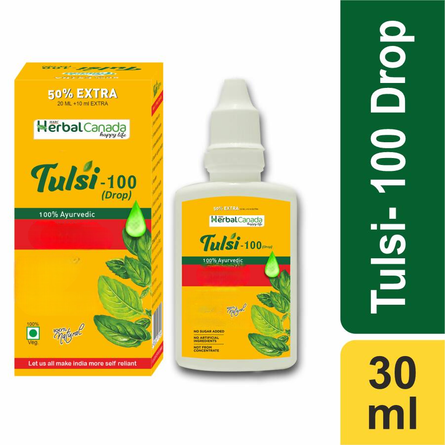 Herbal Canada Tulsi 100 Drops | Grocsy