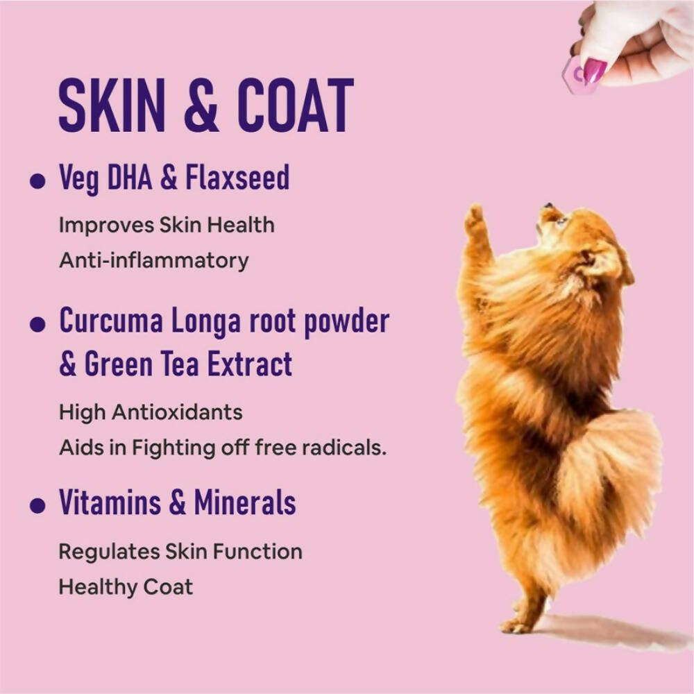 Carbamide Forte Pets Chewable Skin and Coat Tablets | Grocsy