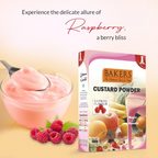 BAKERS Raspberry Flavored Custard Powder | Grocsy